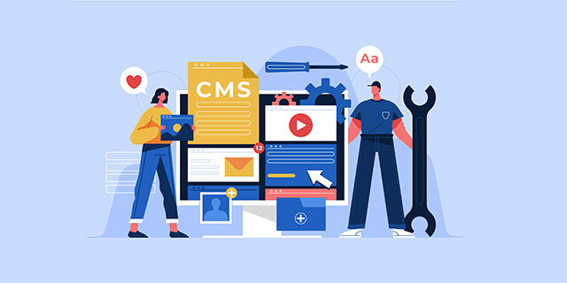 CMS میانبری در مدیریت وب سایت